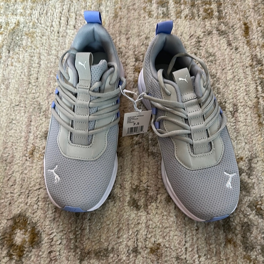 Puma Star Vital Refresh Sneaker Gray &lavender Cushioned Midsole Women’s 7.5